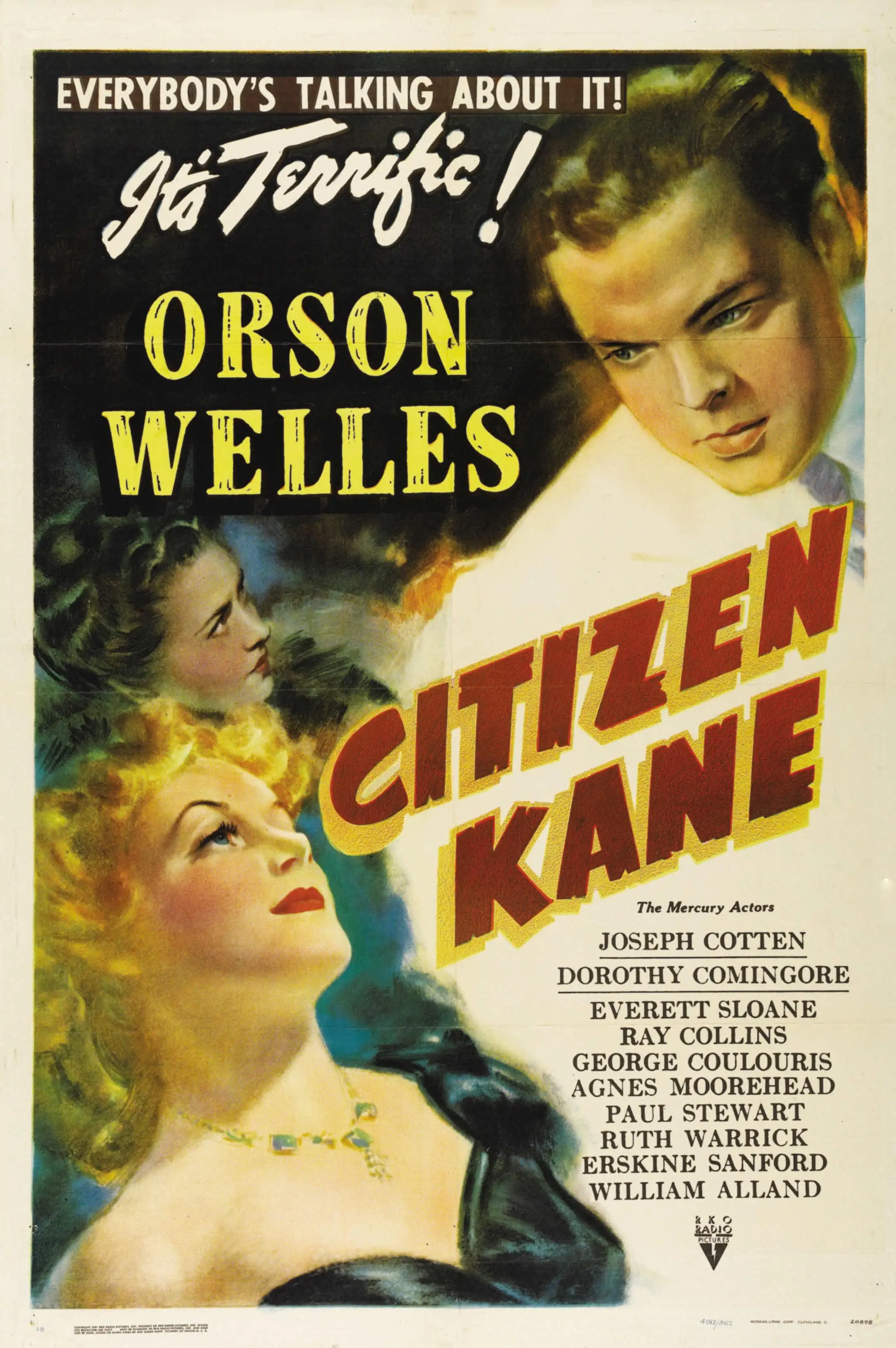 Movie Citizen Kane (1941) Poster Prints Wall Sticker Home Decor Bar Cafe Art Painting