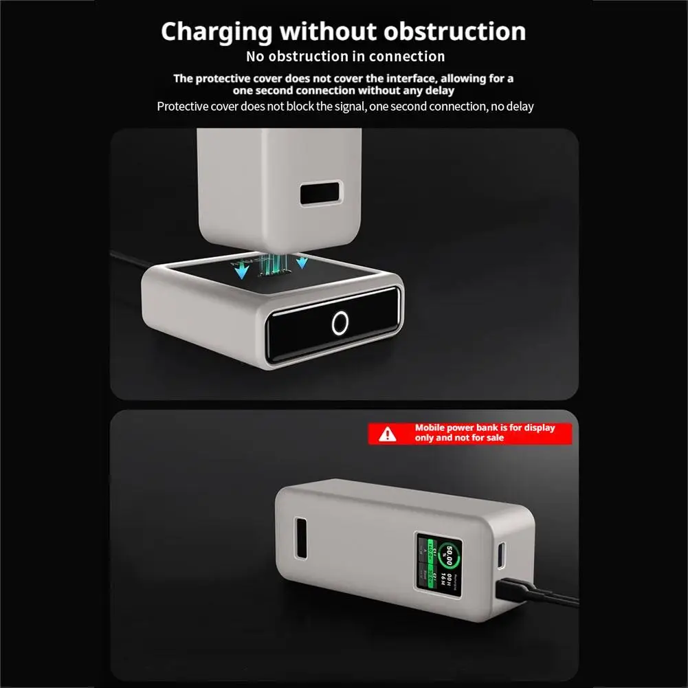 حافظة من السيليكون لبنك الطاقة Anker Prime 27650mAH (250W) غطاء حافظة من السيليكون الناعم لملحقات بنك الطاقة Anker Prime