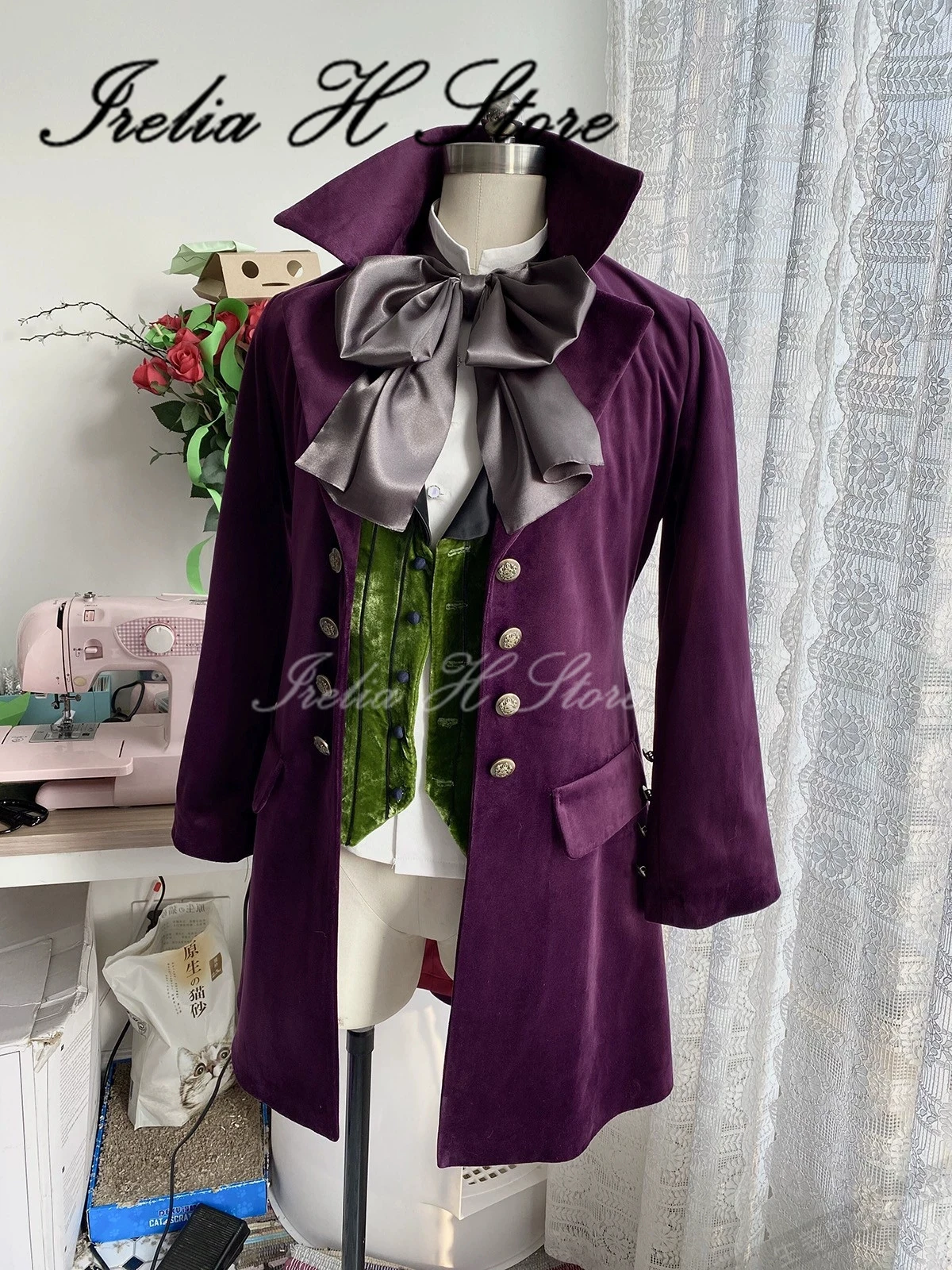 Irelia H Store Customized Black Butler Alois Trancy Cosplay Costume Anime Cosplays high quality version