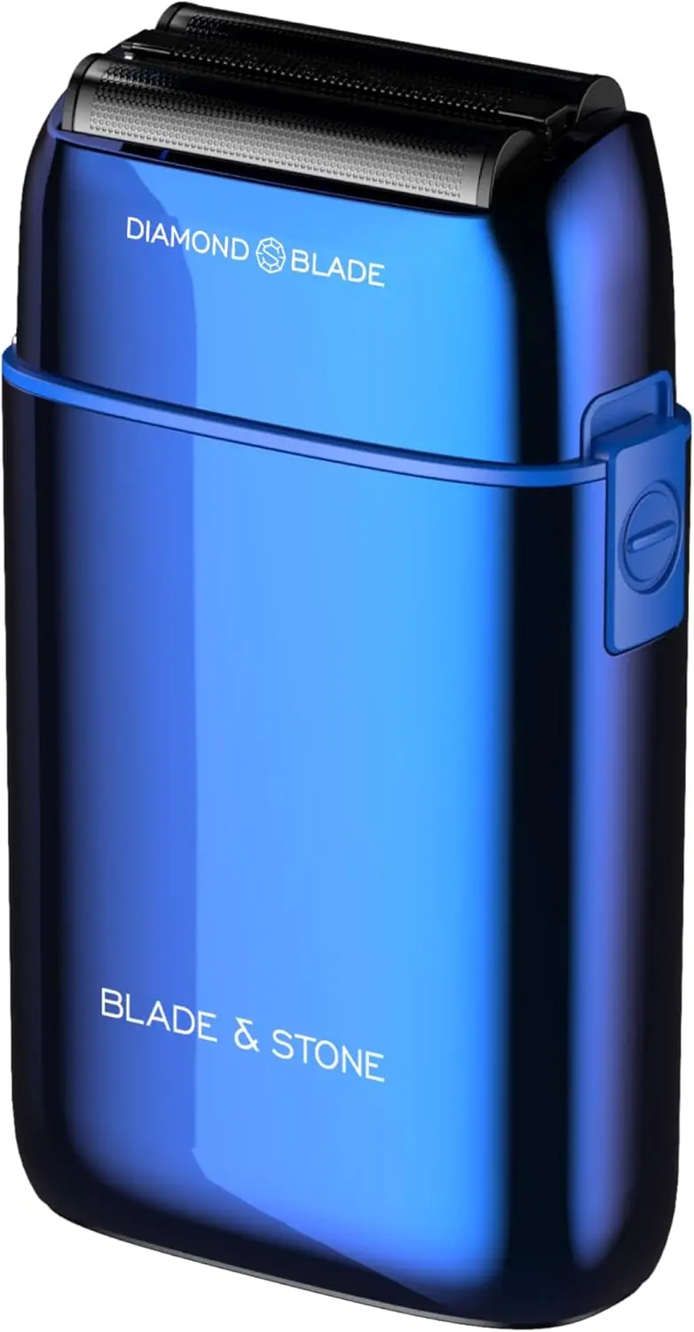 

Беспроводная бритва с двойной сеткой и лезвиями Graphene-X, мотор 8000 об/мин, цельнометаллическая, перезаряжаемая, для влажного и сухого бритья