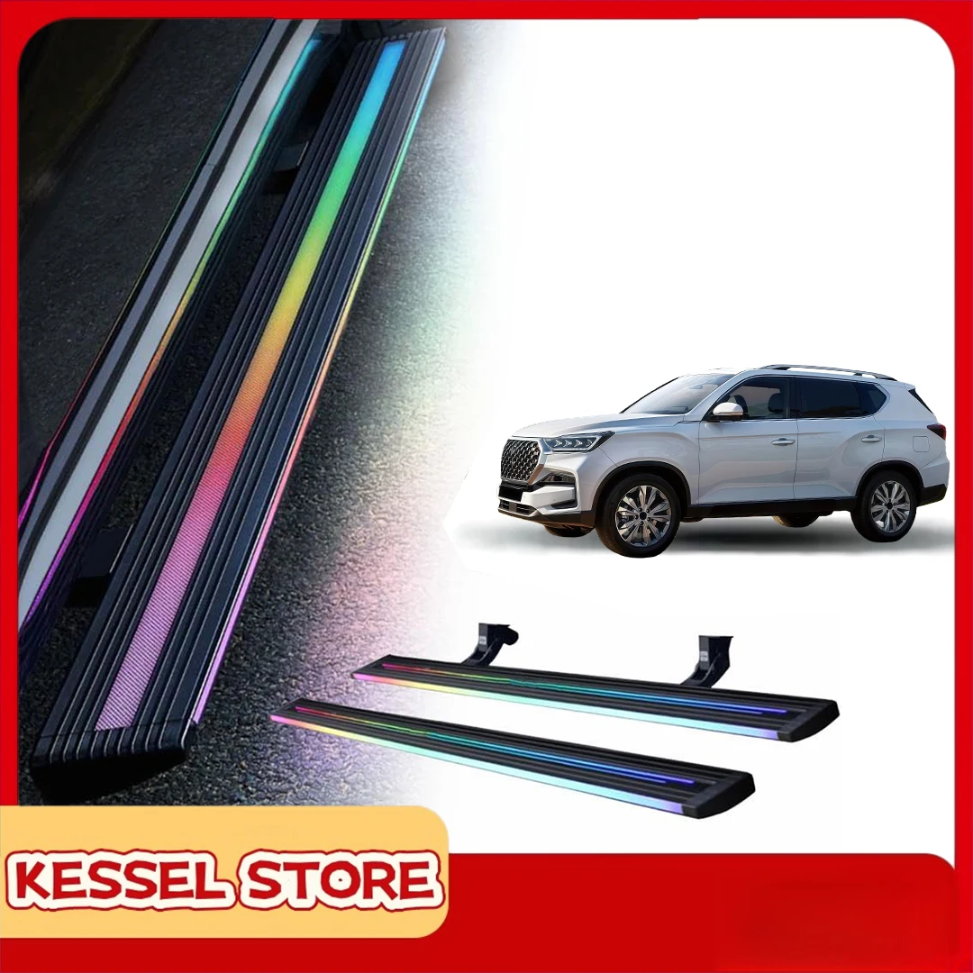 

Электрические выдвижные подножки с LED-подсветкой для Ssang Yong Rexton G4 2019-2024 2025