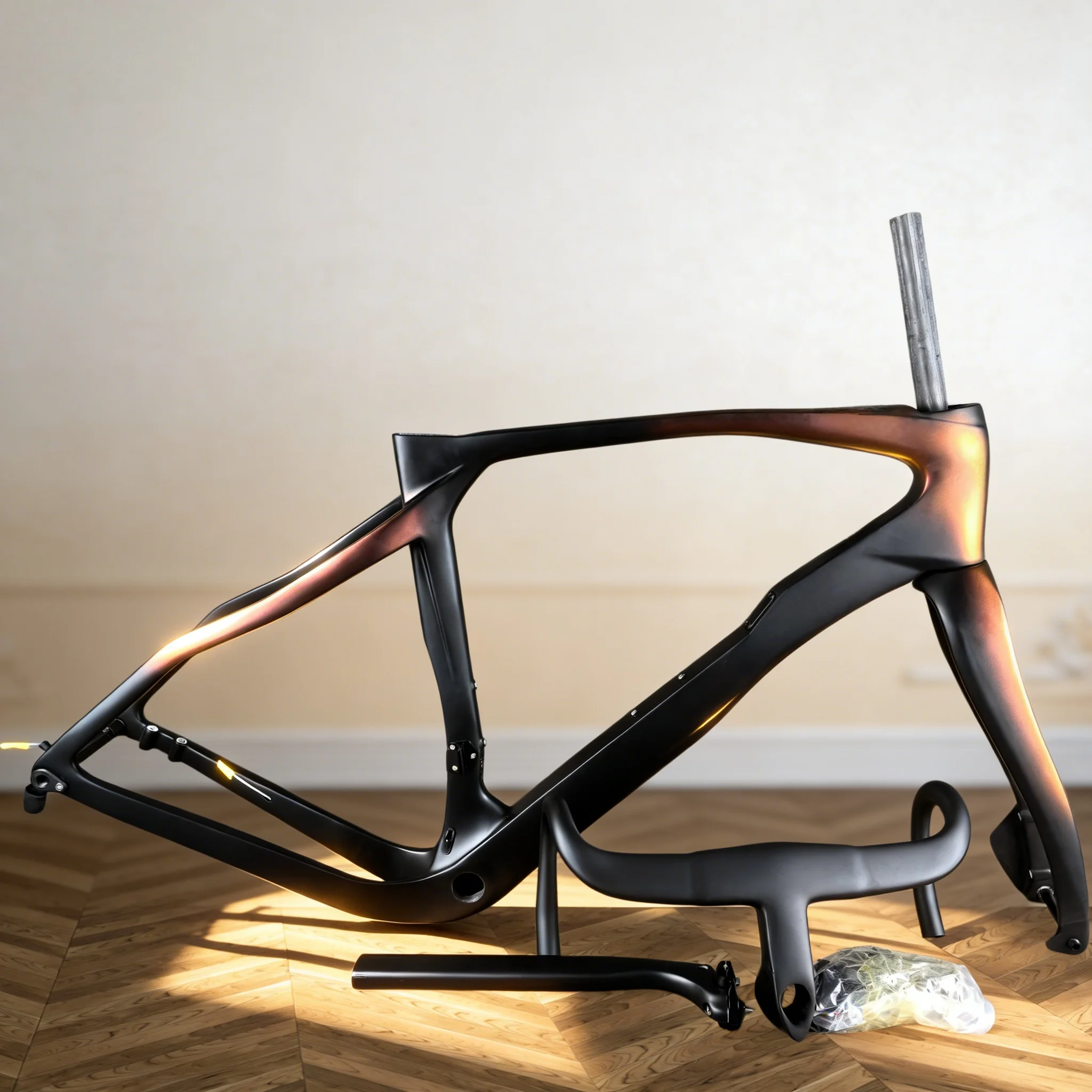 

Карбоновая рама для велосипеда Gravel T1100 BB68 с дисковыми тормозами, комплект рамы Grevil с полностью внутренней проводкой тросов.