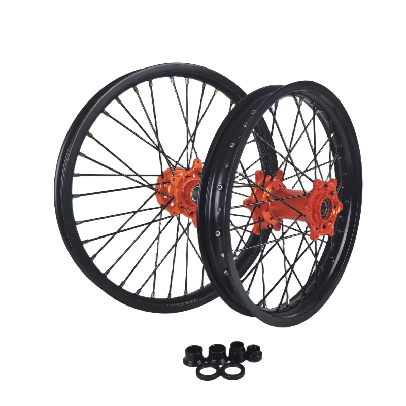 On Sale Fit TC/FC/FS 125-450 2023 18/19/21 Wheel Set 7050-T6 Aluminum Alloy Off-Road Motorcycle Wheels