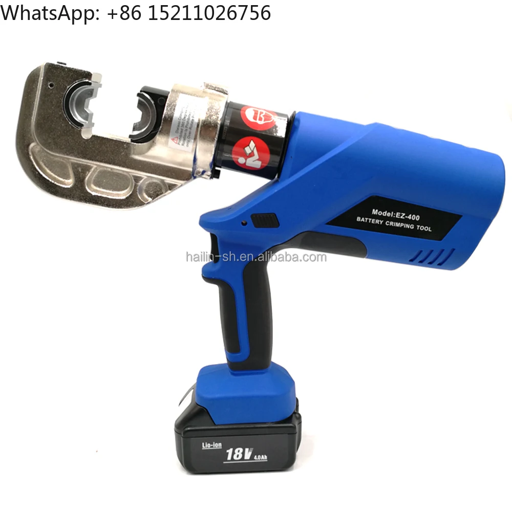 Electrical Crimper Tool Electric Hydraulic Crimper Power Tools Set Electrical Terminal Crimper EZ-400