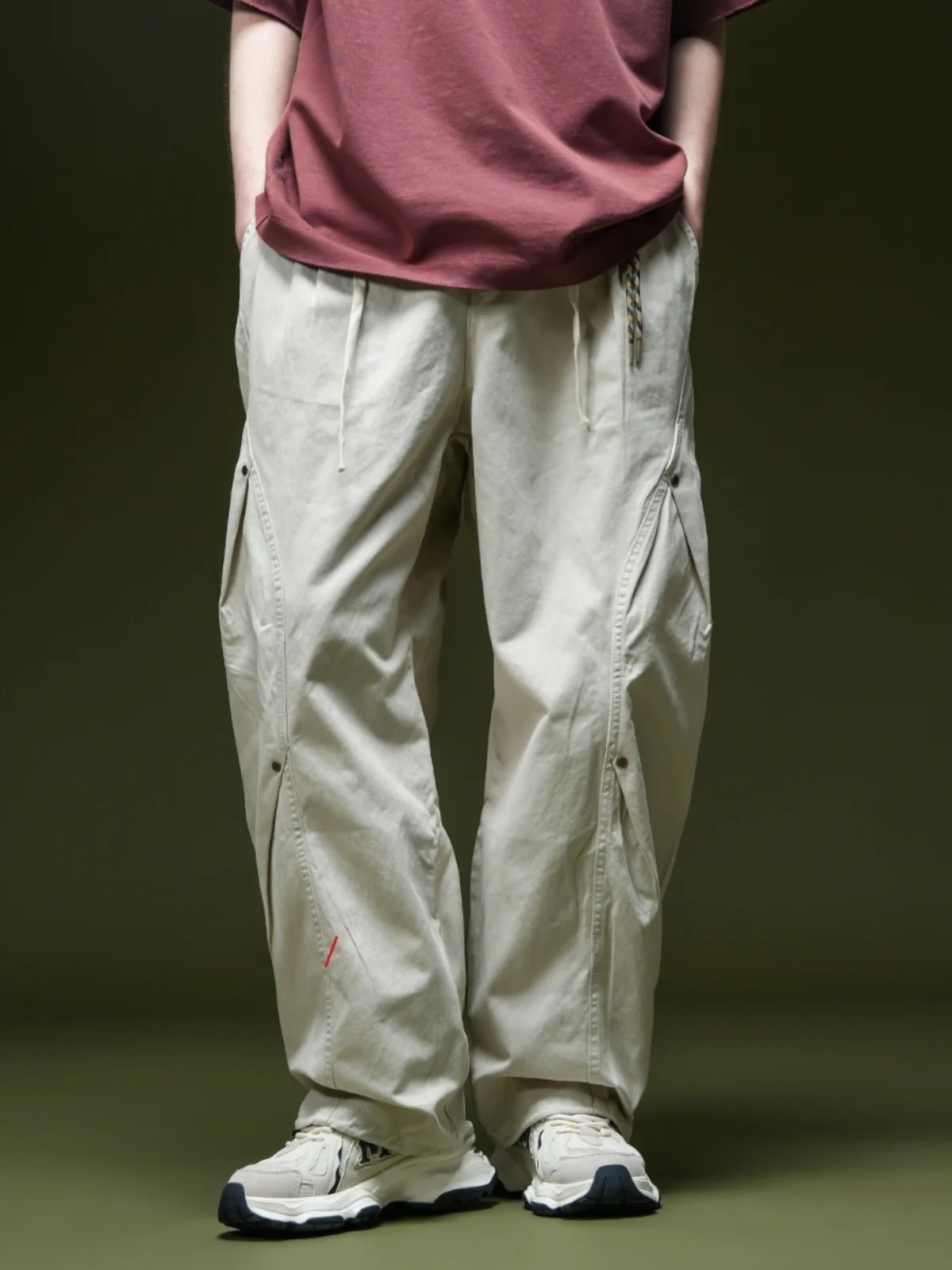 

Loose Straight Leg Men's Casual Pants American Style Retro Workwear Trousers Spring 2025 Fashionable Youthful Long Pants