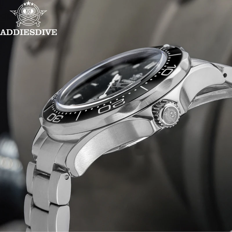 Reloj ADDIESDIVE NH35 para hombre, reloj de pulsera con bisel de cerámica luminosa y espejo de zafiro de 200m, relojes mecánicos automáticos deportivos a la moda