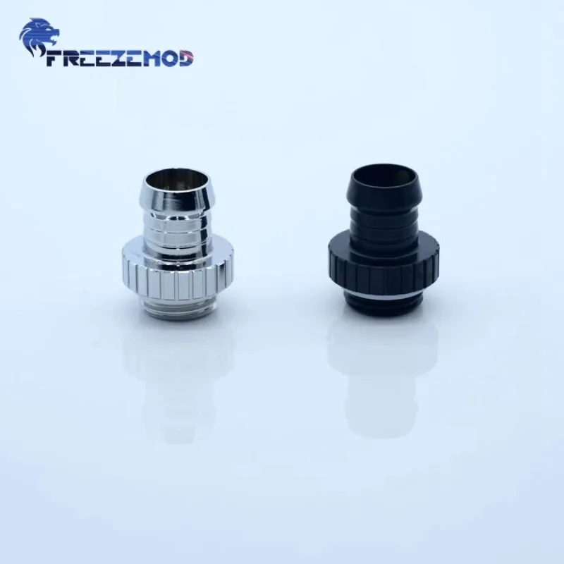 FREEZEMOD brass G1/4'' thread inner Hexagonal fixed Barb fitting for ID 8-11mm soft tube for water cooling system.BBT-3F