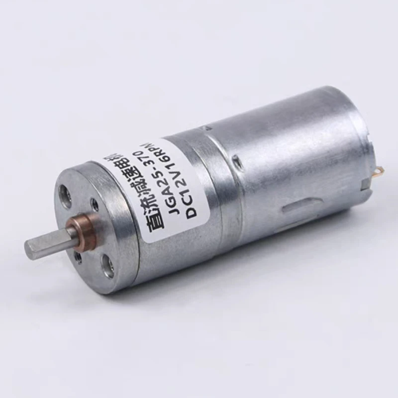 JGA25-370 Motorreductor DC motor 6V 12V 24V elektrische reductiemotor hoog koppel 12/16/27/35/58/77/128/169/282/625/1364rpm