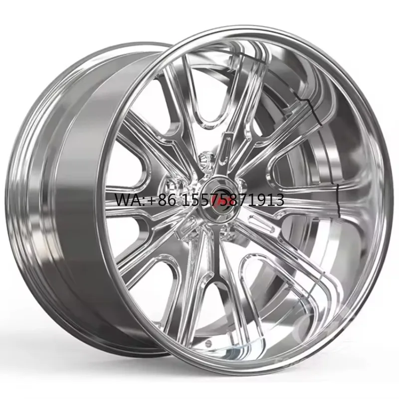 

Комплект из 2 кованых дисков с глубоким ободом, полированные, 18, 19, 20, 22, 24 дюйма, для пикапа F150