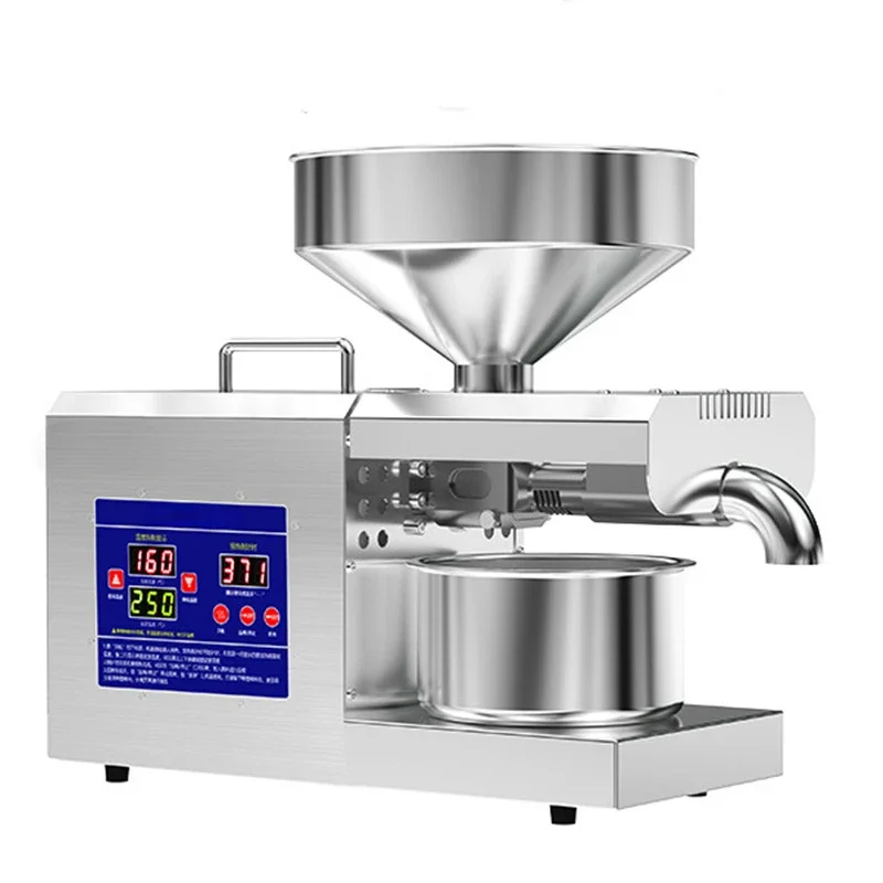 Automatic Cold Press Oil Machine Oil Cold Press Machine Sunflower Seeds Oil Extractor Coconut Olive Press Extract Squeezer