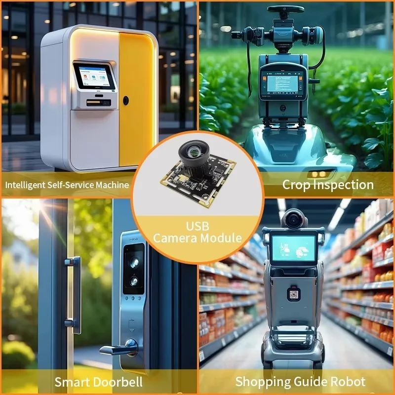 2MP 1080P USB3.0 External Trigger Global Shutter Color Sensor C amera Module for Industrial Machine Vision