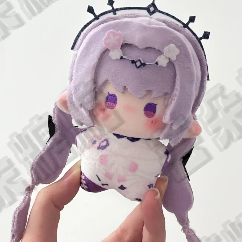 

Anime Honkai: Star Rail Cosplay Castorice Kawayi Soft Print Body Adorable 10cm Backpack Pendant Plush Keychain Gift