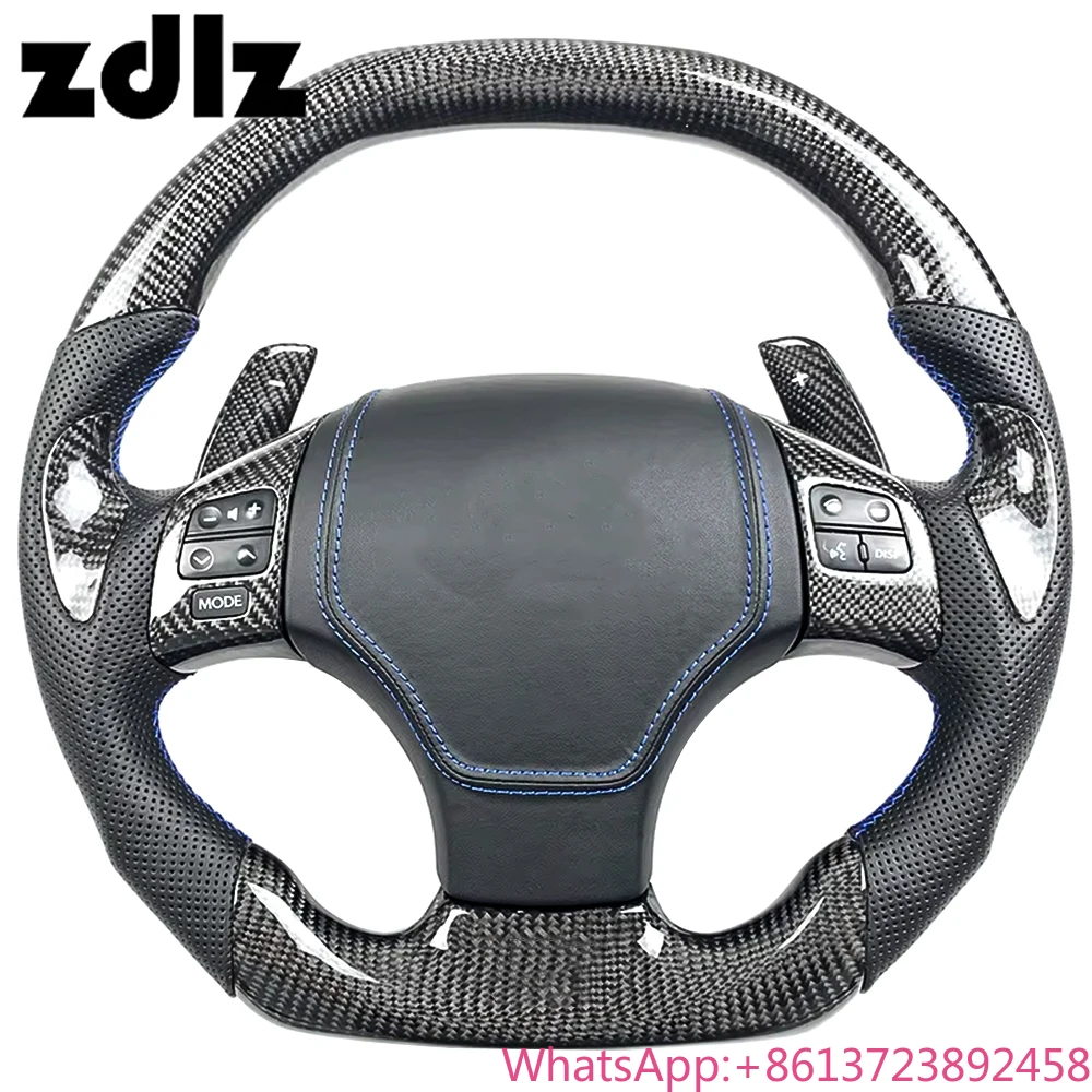 

Car Steering Wheel Fit for Lexus LX570 GS350 IS250 IS350 ISF 2008 2009 2010 2011 2012 2013 Carbon Fiber Steering Wheel