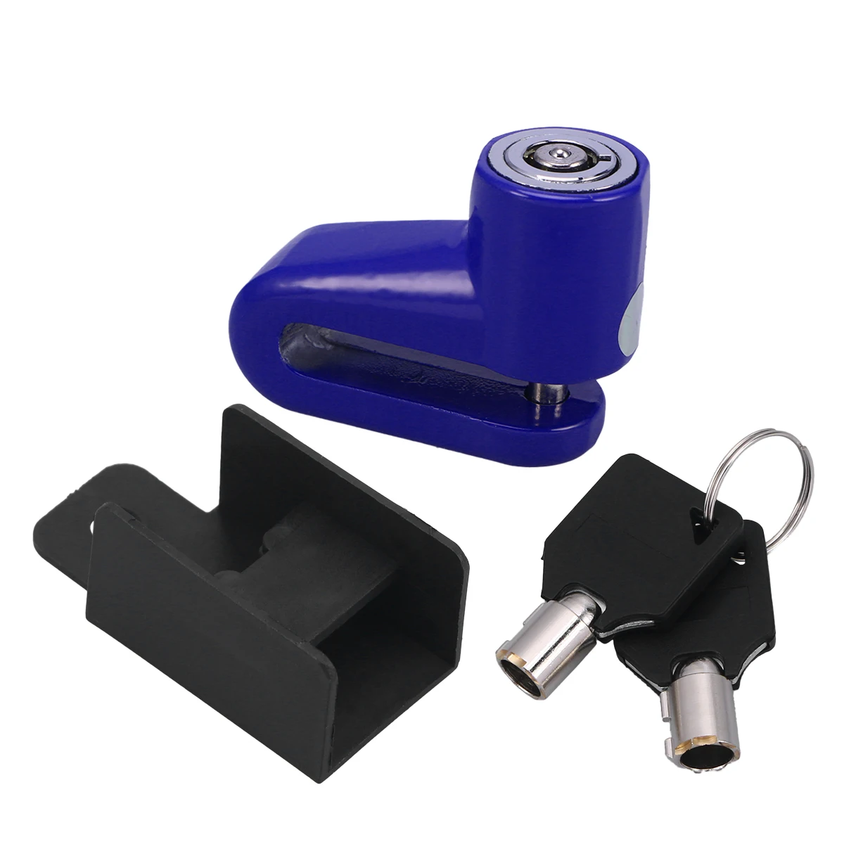 

Motorcycle Lock Security Anti Theft Bike Motorbike Motorcycle Disc Brake Lock Theft Protection For Scooter Motorbike (Blue)