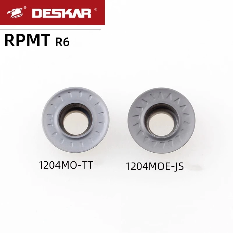 DESKAR RDMT1204MO-MQ LF6028 LF6018 CNC 원래 초경 삽입 밀링 선반 도구 선반 밀 커터 절단 블레이드