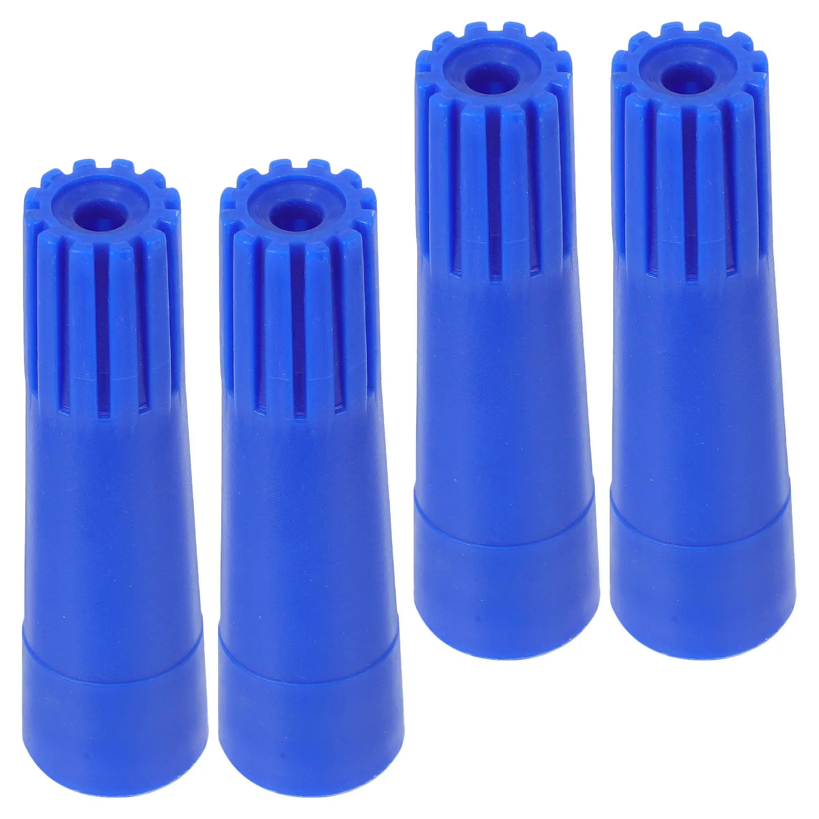 4Pcs Threaded Pole End Adapter Robust American Thread Design for Broom Mop Handle Extension Cleaning Pole Attachments Versatile