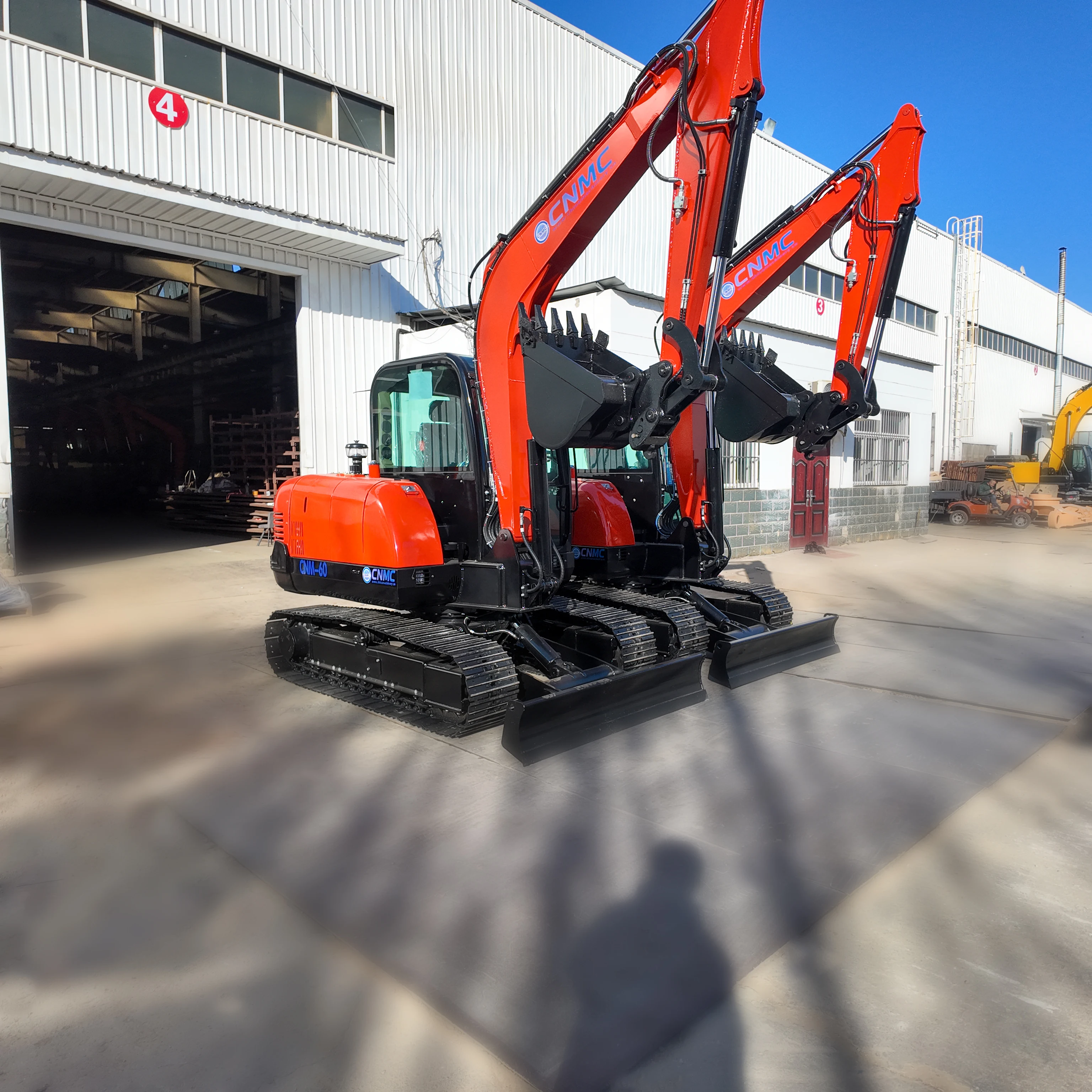 6 Ton High Power Backhoe Excavator Tracked Excavator Digger Yanmar Engine CE EPA Certified Mine Construction Site Use