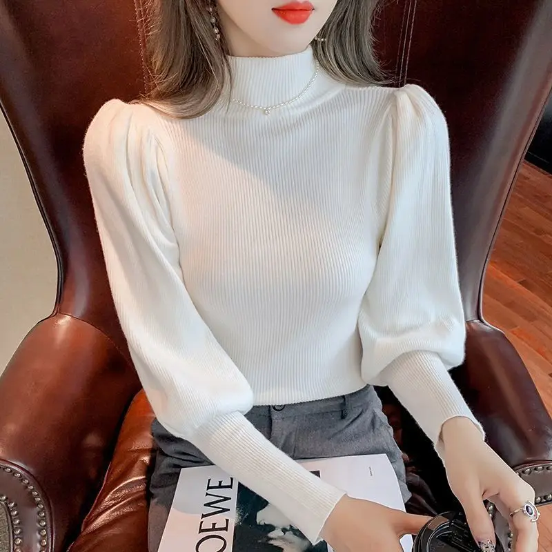 

Женский осенне-зимний элитный стиль, новый свитер с полуводолазкой, нижнее белье