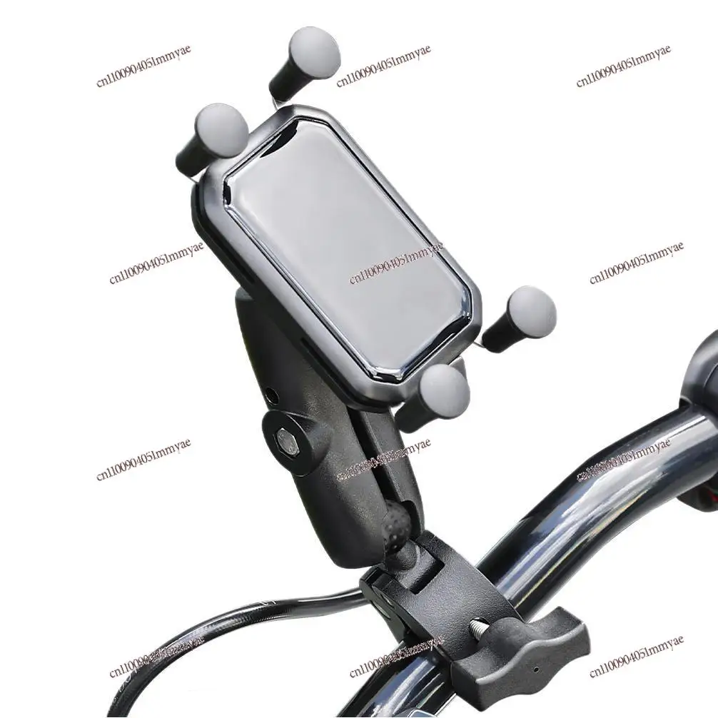

One-inch Ball Head Multi-function Strong Clip Riding Bracket Four-claw Mobile Phone Bracket
