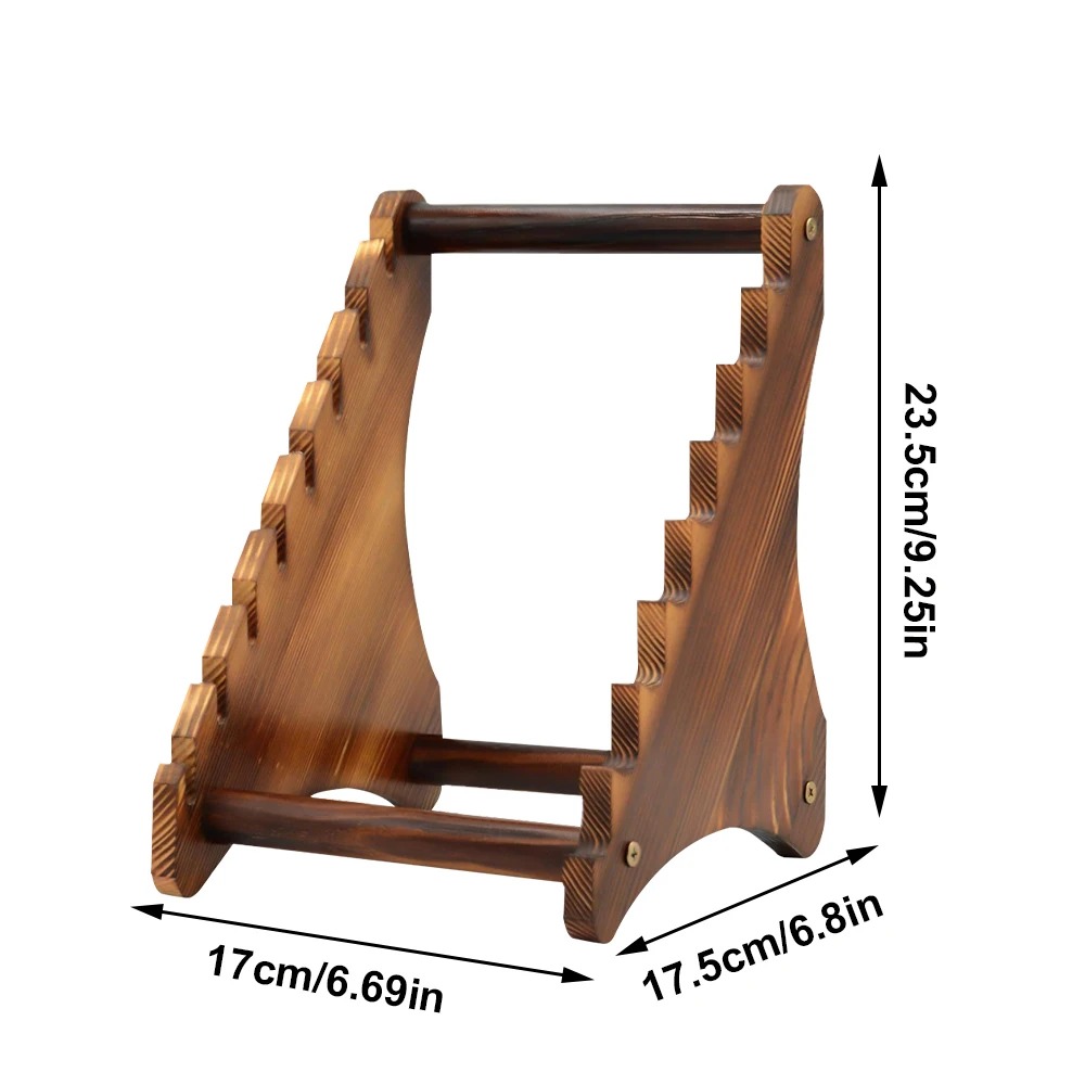 Soporte plegable de madera organizador para cuchillos tácticos - imagen 3