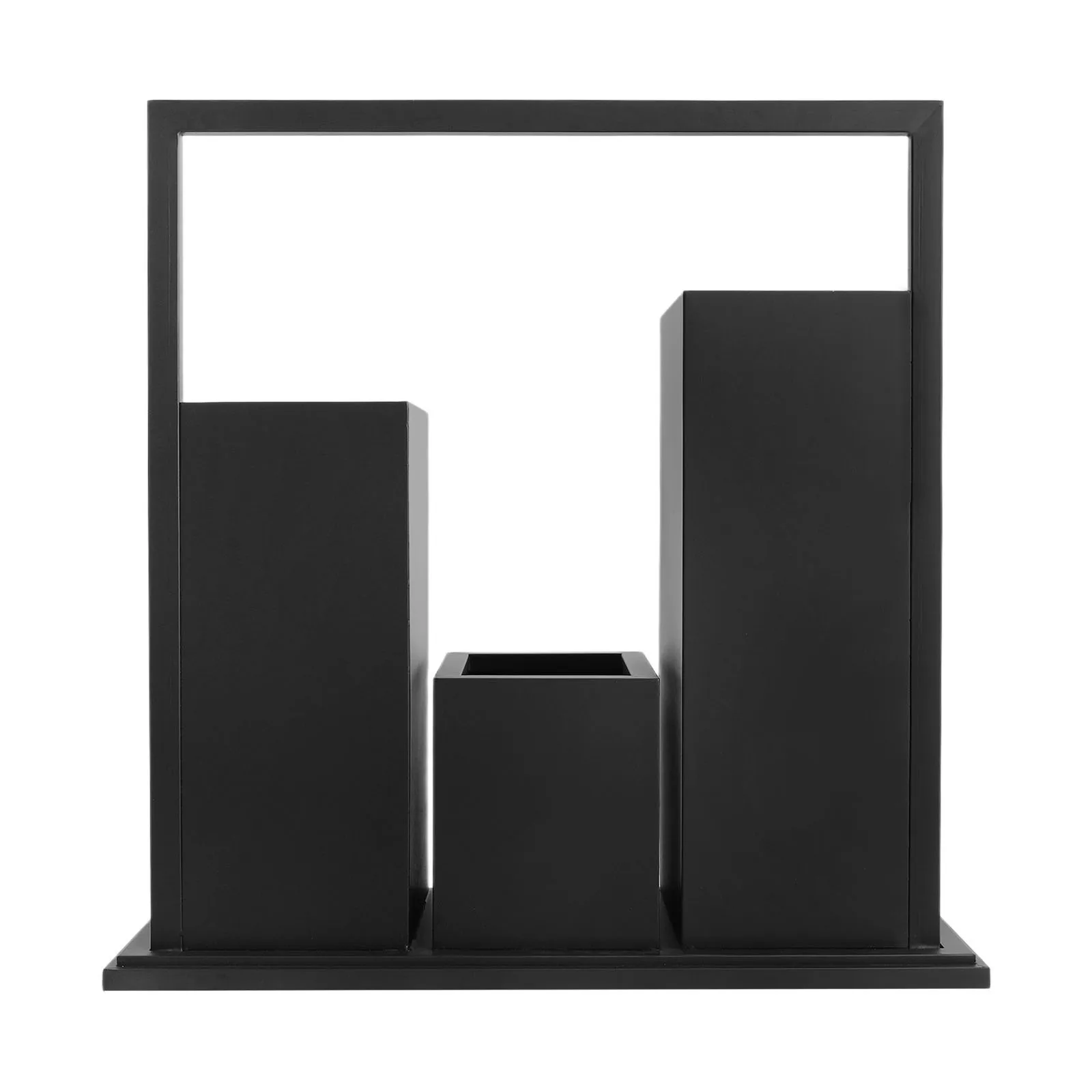 Metalowa wysoka donica na kwiaty i warzywa, duża donica do biur, ogrodów, holów, na tarasy