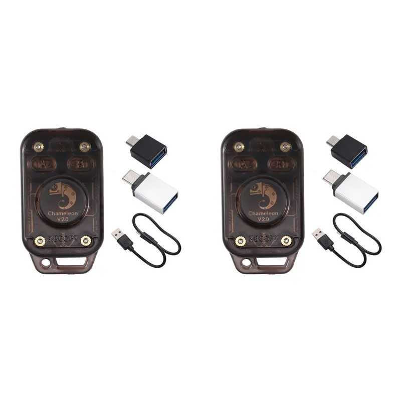 

【BRILLIANT】2X Chameleon V2.0 — Эмулятор считывателя смарт-чипов RFID с функцией перезапуска, 125 кГц, 13,56 МГц, декодер карт, дубликатор NFC, эмулятор смарт-карт