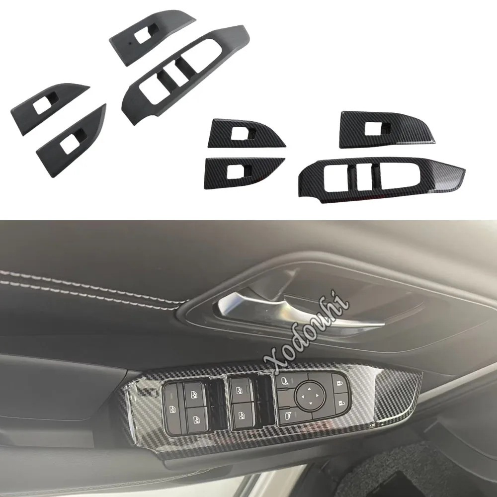 

Car Door Armrest Panel Cover Glass Button Frame Decoration Sticker Interior Accessories For Nissan Qashqai J12 2022 2023 2024