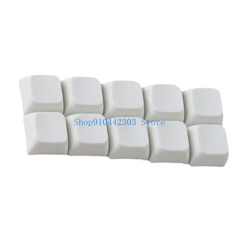 652F Personality White Resin Keycaps for Gaming Mechanical Keyboard Keycap Replaces