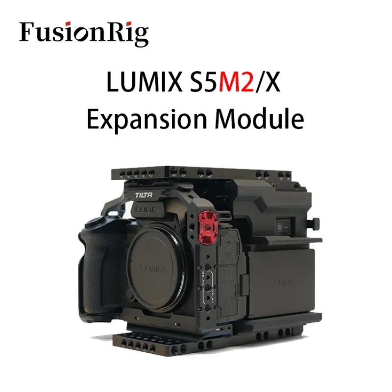 

FusionRig For Panasonic LUMIX S5M2/X Camera Cage Expansion Module cineback