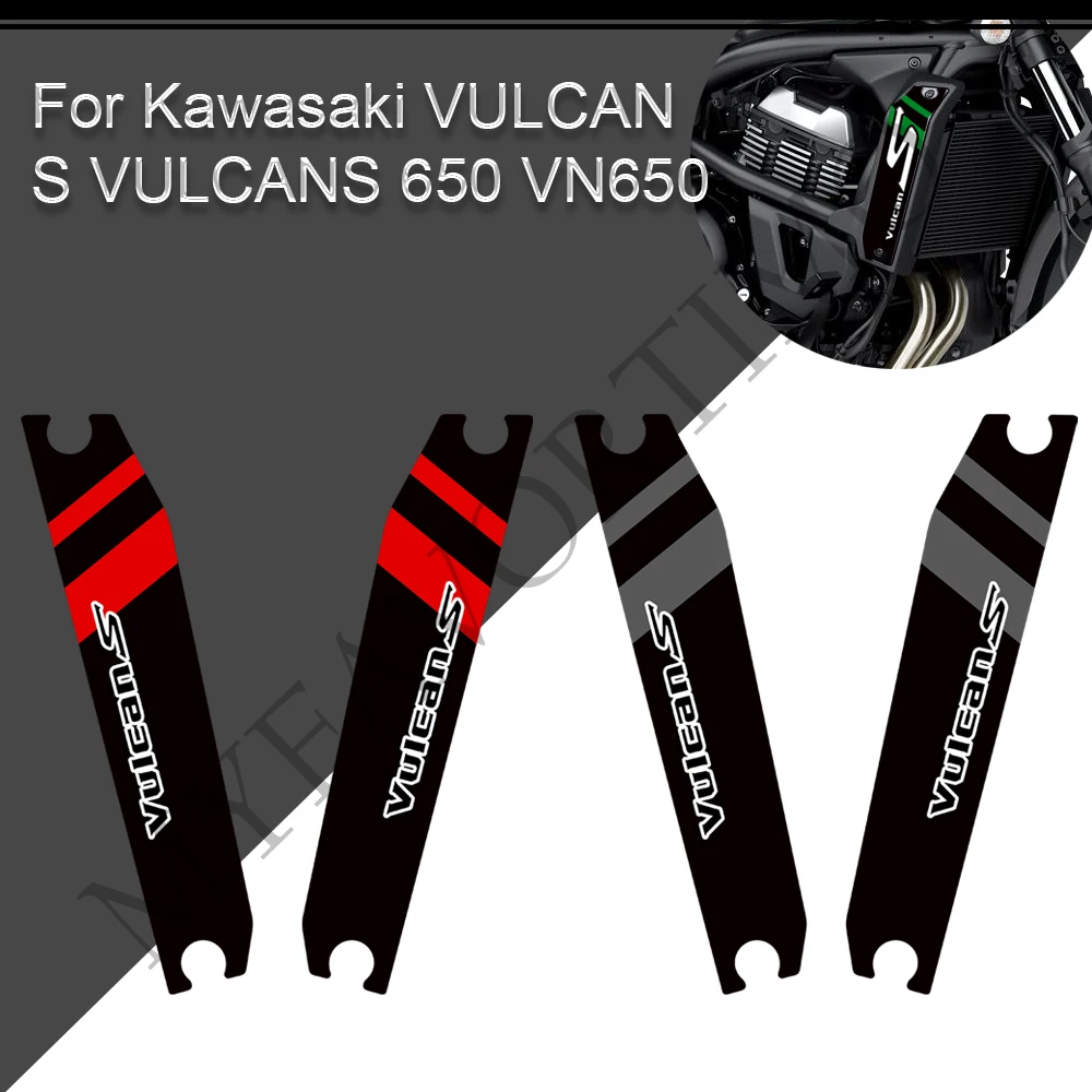 Motorcycle For Kawasaki VULCANS 650 VN650 Tank Pad Fuel Protector Fairing Fender Windshield Stickers Decals Kit