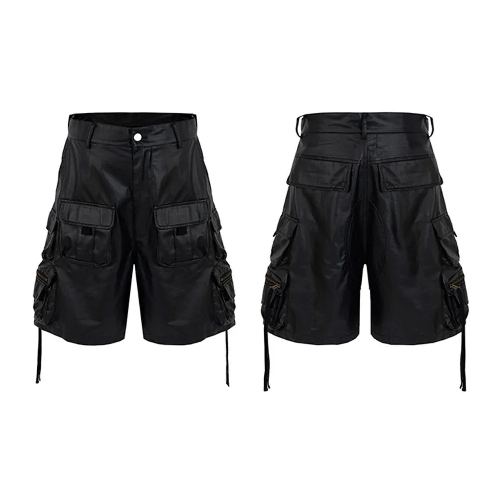 Dark RO Summer High Street Shorts Men's Functional Style Three-dimensional Pocket Tactical Workwear Shorts Five Quarter Pants