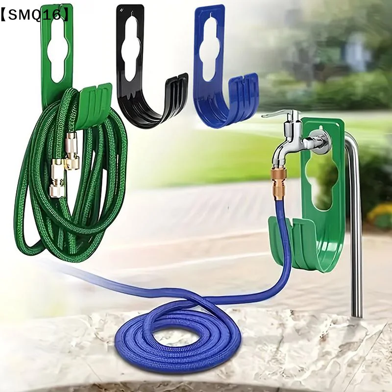 Water Pipe Storage Hooks Heavy-duty Watering Hose Rack Outdoor Wall Mounted Garden Hose Holder Racks【SMQ】