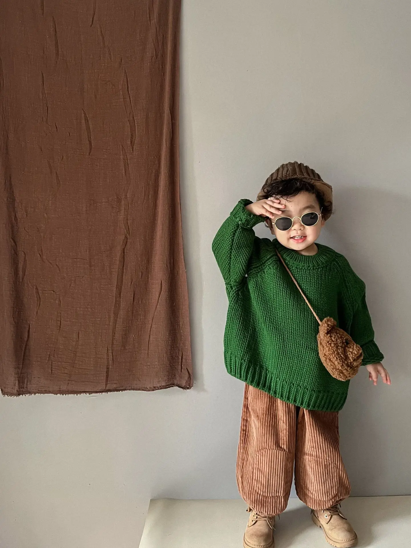 

Children's Sweaters Baby Girl Winter Clothes Sweater Korean Style Girls Clothes 1 To 12 Year Children Clothes Boys Kids Knitwear