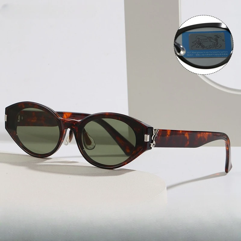 

Новые поляризационные солнцезащитные очки 2026 года для женщин: нейлоновые, с маленькой оправой, в стиле ретро «кошачий глаз», легкие, люксовые, модные