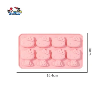 귀여운 헬로 키티 아이스 트레이 실리콘 몰드 산리오, 귀여운 쿠로미, DIY 초콜릿 비스킷, 몰드 베이킹 도구, 마이 멜로디 캔디 몰드 선물 