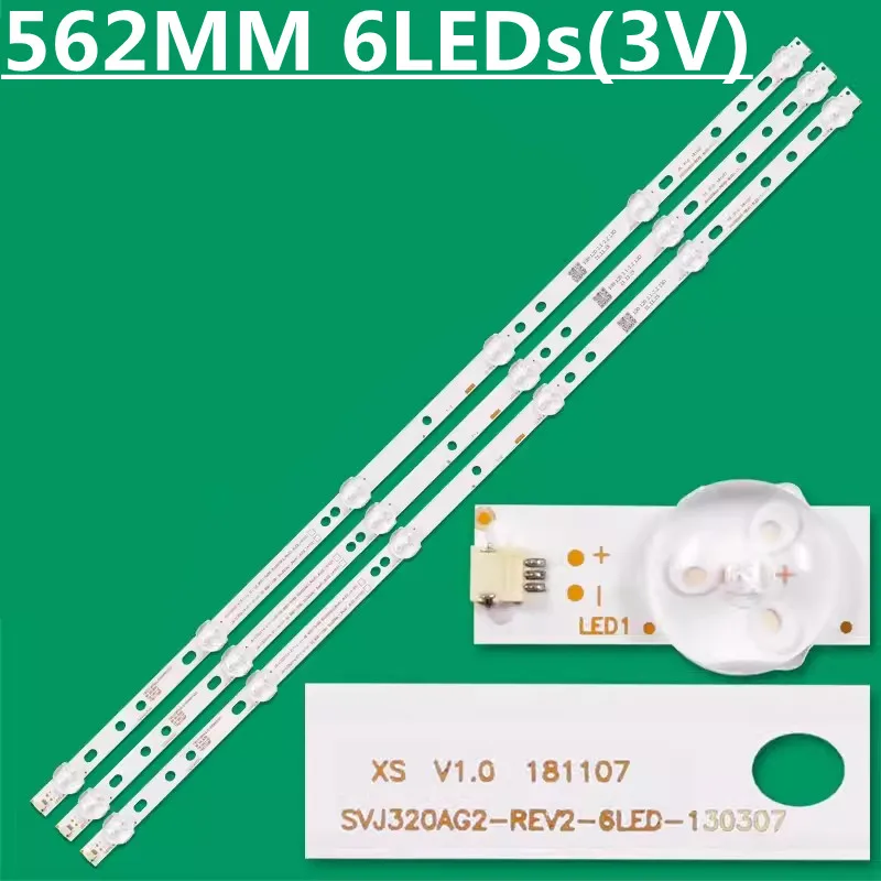 

3 шт. светодиодная лента для SVJ320AK3 LB-C320X14-E11-L-G1-SE LB-C320X14-E12-H-G1-SE3 LED32Z80 32C2000 32D2000 LED32B2080N LED32D3000ID