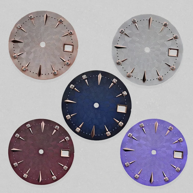 

NH35 Dial 29mm Diameter Cocktail Ladies Dial Single Date No Luminous For NH35/NH36 Caliber No LOGO