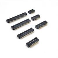 10pcs FD 2mm MFD 2.0mm Pitch 10 14 16 20 24 26 30 34 40 Pin Male IDC Socket Transition Connector for 1.0mm Flat Ribbon Cable