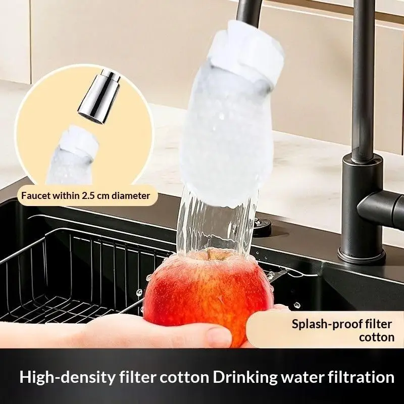 

Spring Water Rust Impurities Faucet Filter Universal Water Purification AccessoriesFaucet Filter Cotton Tap Water Mountain