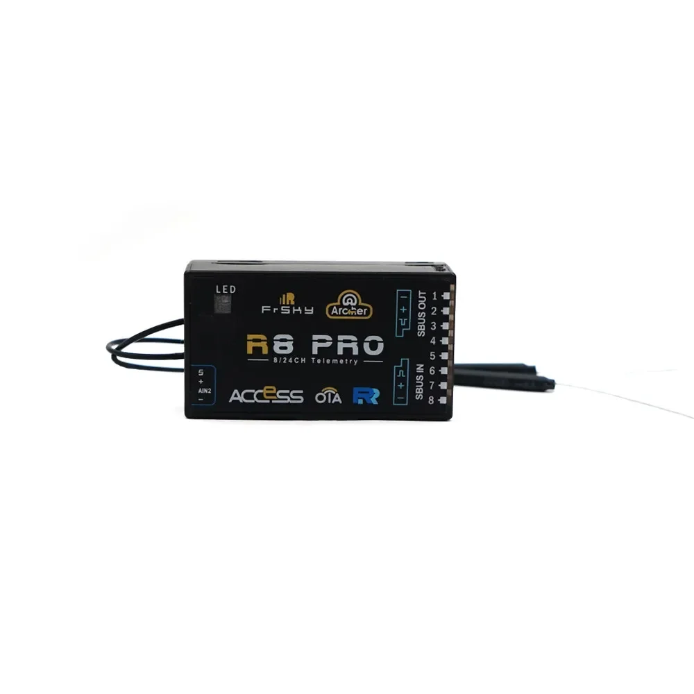 FrSky 2.4GHz ACCESS ARCHER R8 Pro RECEIVER For TANDEM X20S X18 XE TRANSMITTER FOR RC AIRPLAN CAR MODEL