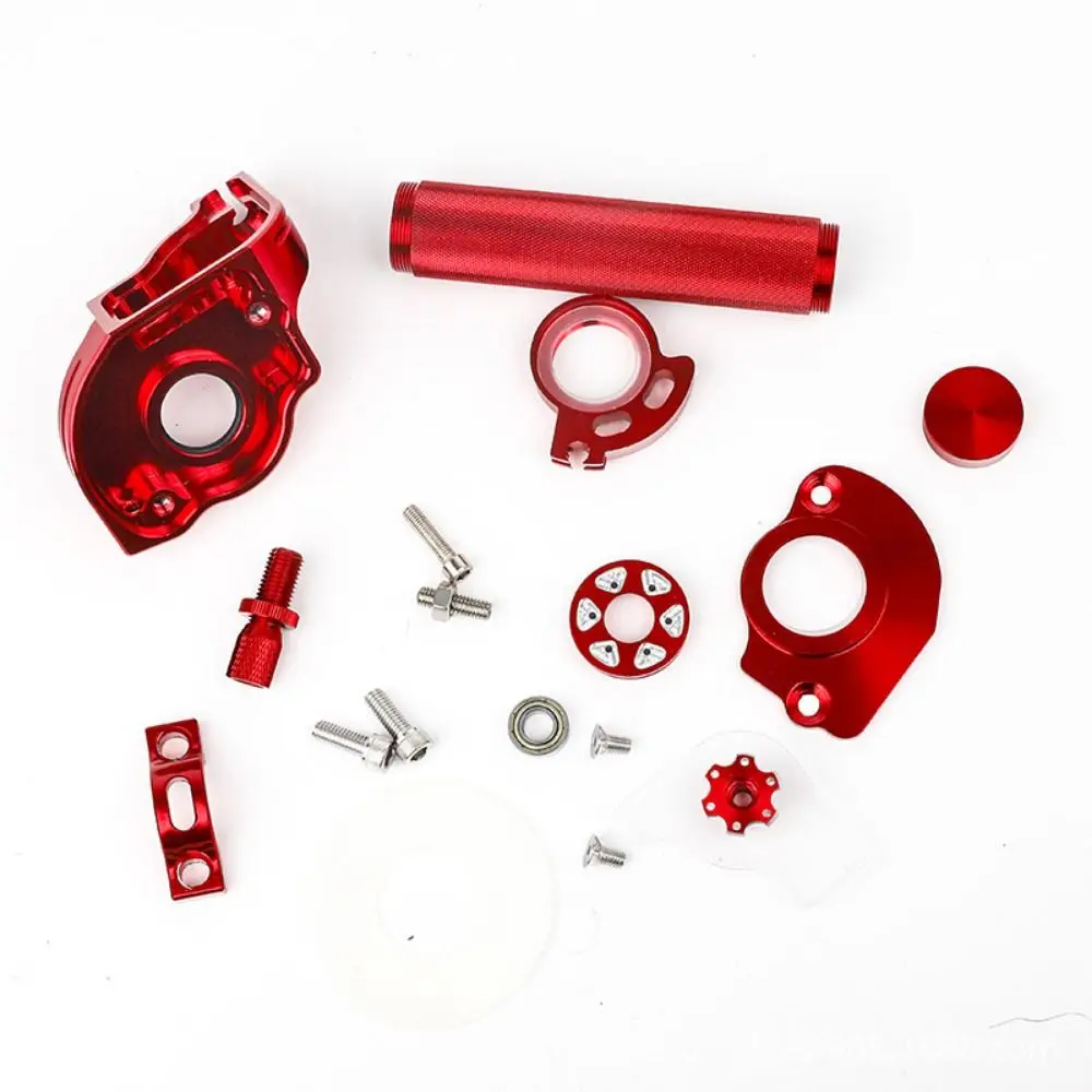 

Aluminum Alloy Motorcycle Rotary Throttle Handgrip 22mm Diameter with Wire Throttle Control Bar Universal Fit M10*1.5 Thread