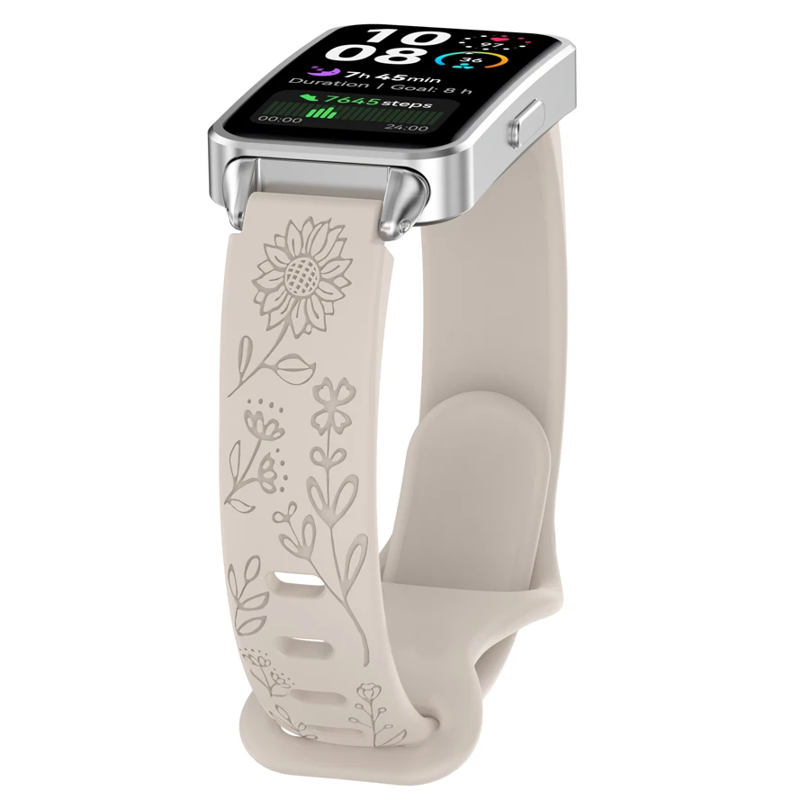 3D Siliconen Band Voor Huawei Band 10 9 8 Sport Ademende Horlogeband Vervanging Polsband voor Huawei Band 8 9 10 band Armband