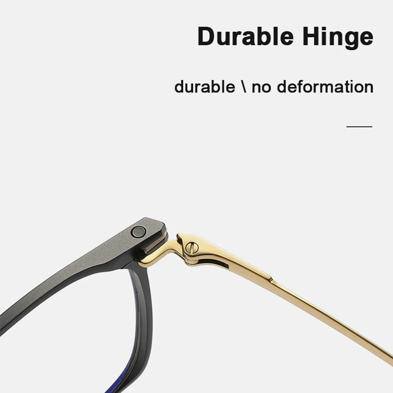 Matériau d'aviation tendance italienne Ultra léger 10g, monture de lunettes en alliage d'aluminium et de magnésium, support de faux sourcils raffiné pour homme d'affaires