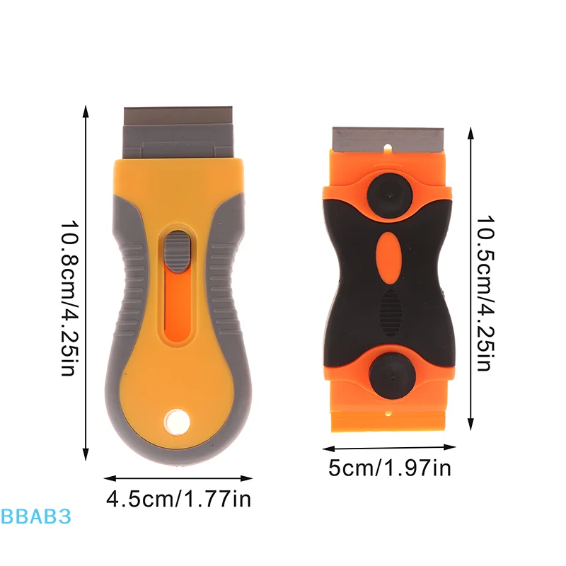 【B】Stampaggio per nail art Raschietto per piastre in acciaio Modello più chiaro Pala per pulizia rimovibile Colla Adesivi Strumenti per accessori per nail art