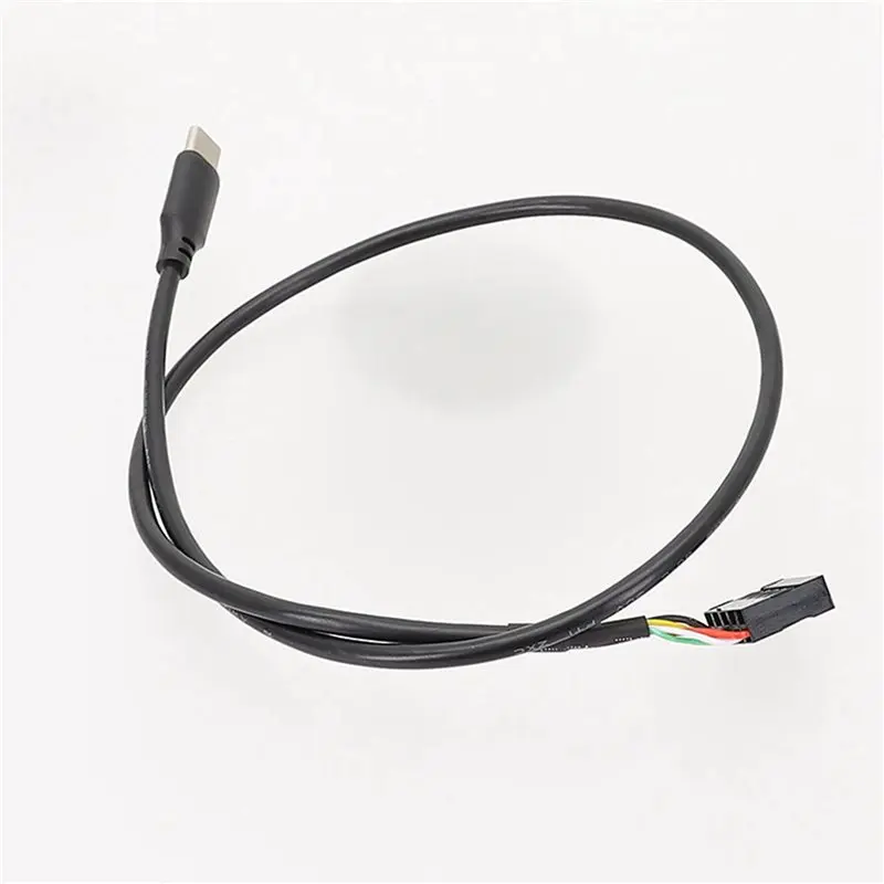 6Pcs USB 9Pin To USB Type C Cable For Computer Motherboard To USBC Secondary Screen PC LCD Screen 9Pin USB Cable Adapter