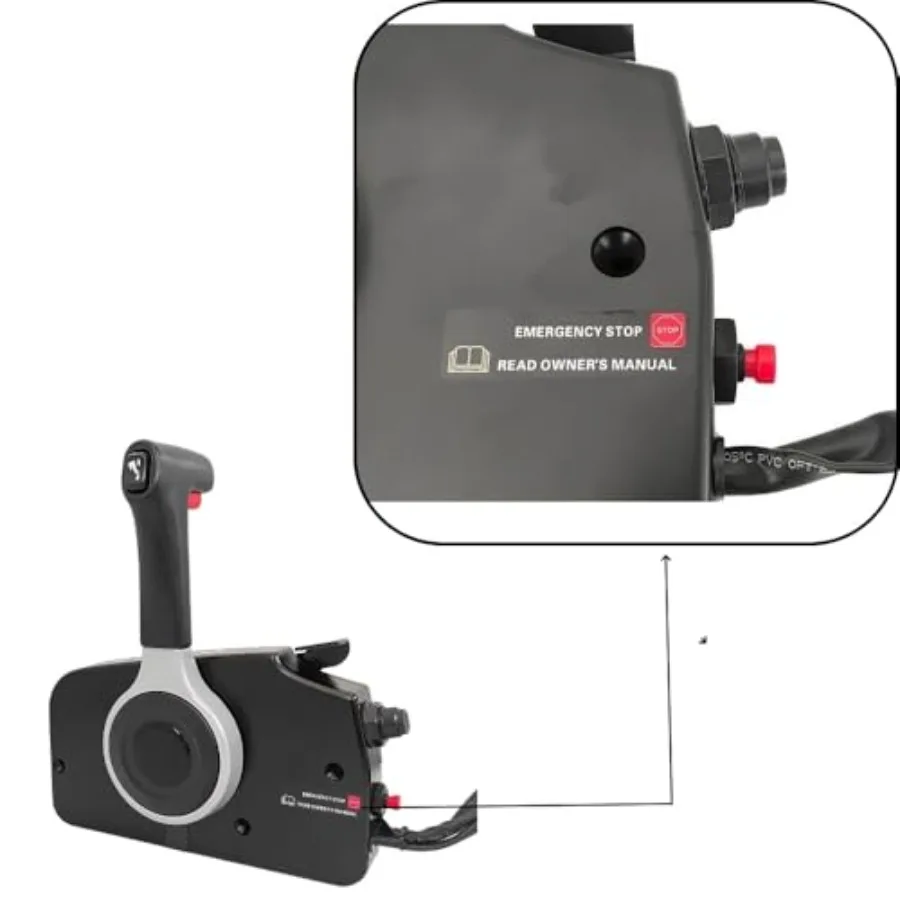 التحكم عن بعد في الخانق لصندوق التحكم المثبت على الجانب لمحرك سوزوكي الخارجي 6720093j50 مثالي للتطبيقات البحرية يتطلب #2