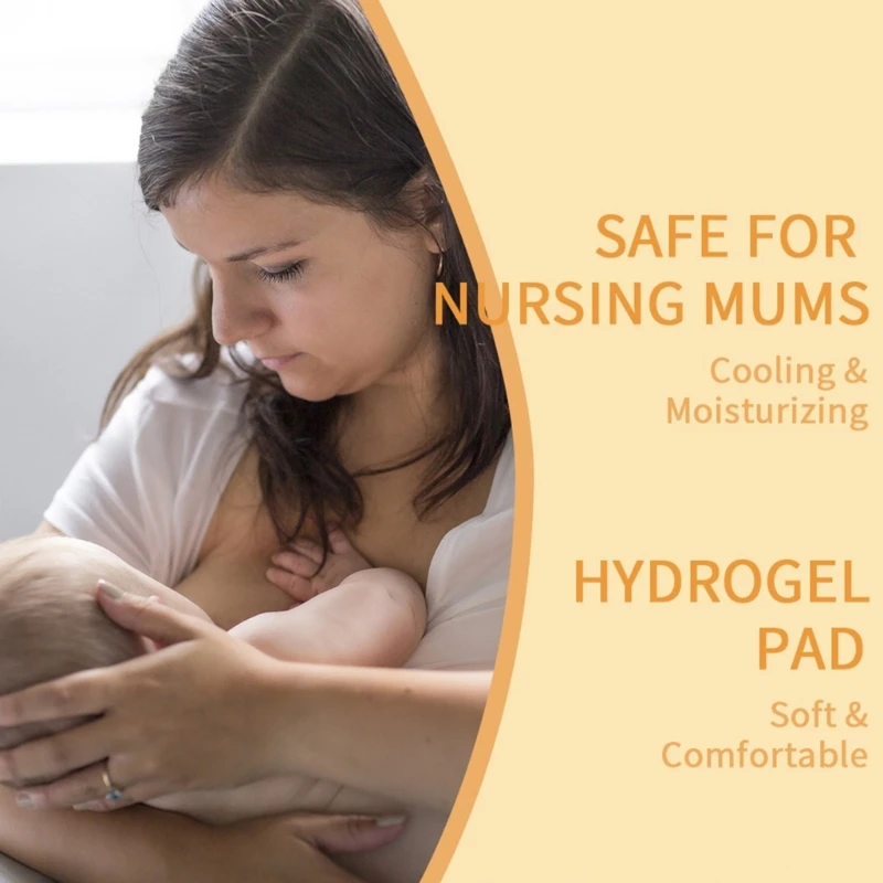 Almofadas de enfermagem de hidrogel 10 unidades, resfriamento instantâneo, alívio de desconforto, hidratante, proteções de mamilos, acessórios de cuidados com maternidade