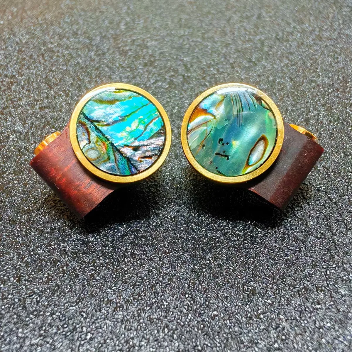 سماعة أذن خشبية FENGRU-Carbon Nanotube DLC ، غشاء أزرق ماسي ، في الأذن HiFi ، كابل MMCX قابل للفصل لعشاق الصوت ، 10 *