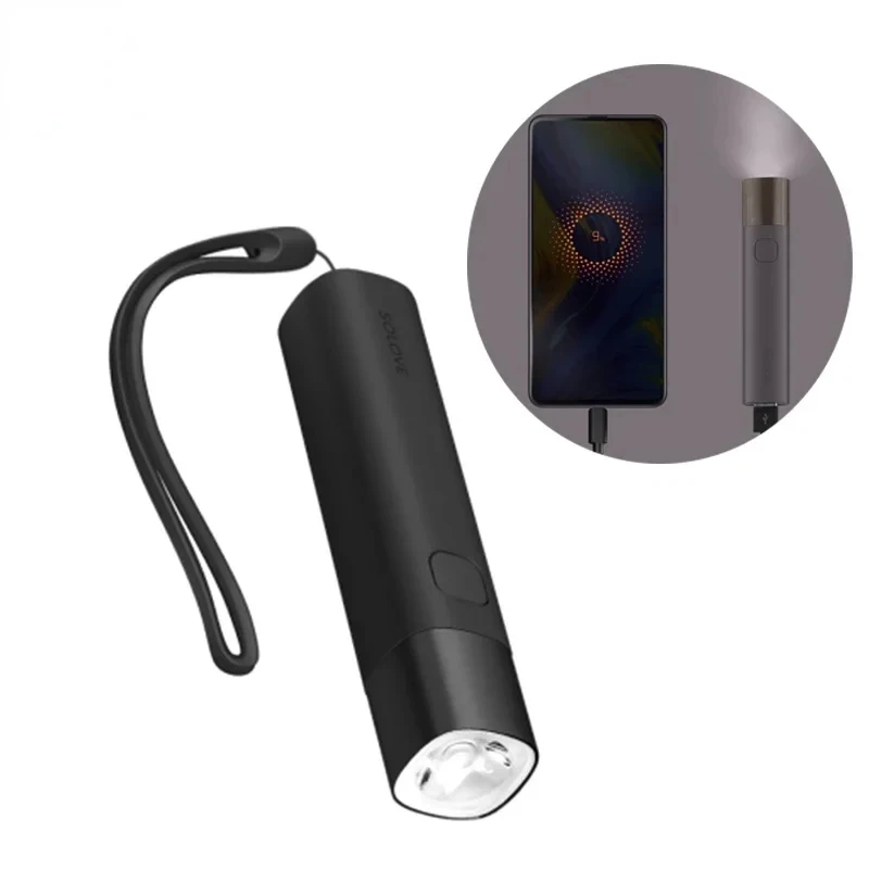 Original aiSOLOVE X3 LED Flashlight 3000mAh Mobile Power USB Multi-function Brightness Power Bank Torches Portable Mini Lighting