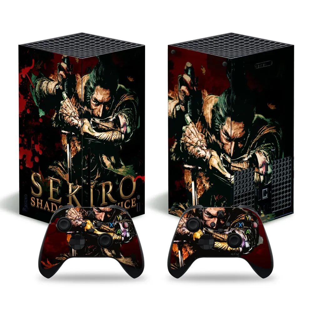 

Sekiro Skin Sticker Decal Cover for Xbox Series X Console and 2 Controllers Xbox Series X Skin Sticker Vinyl